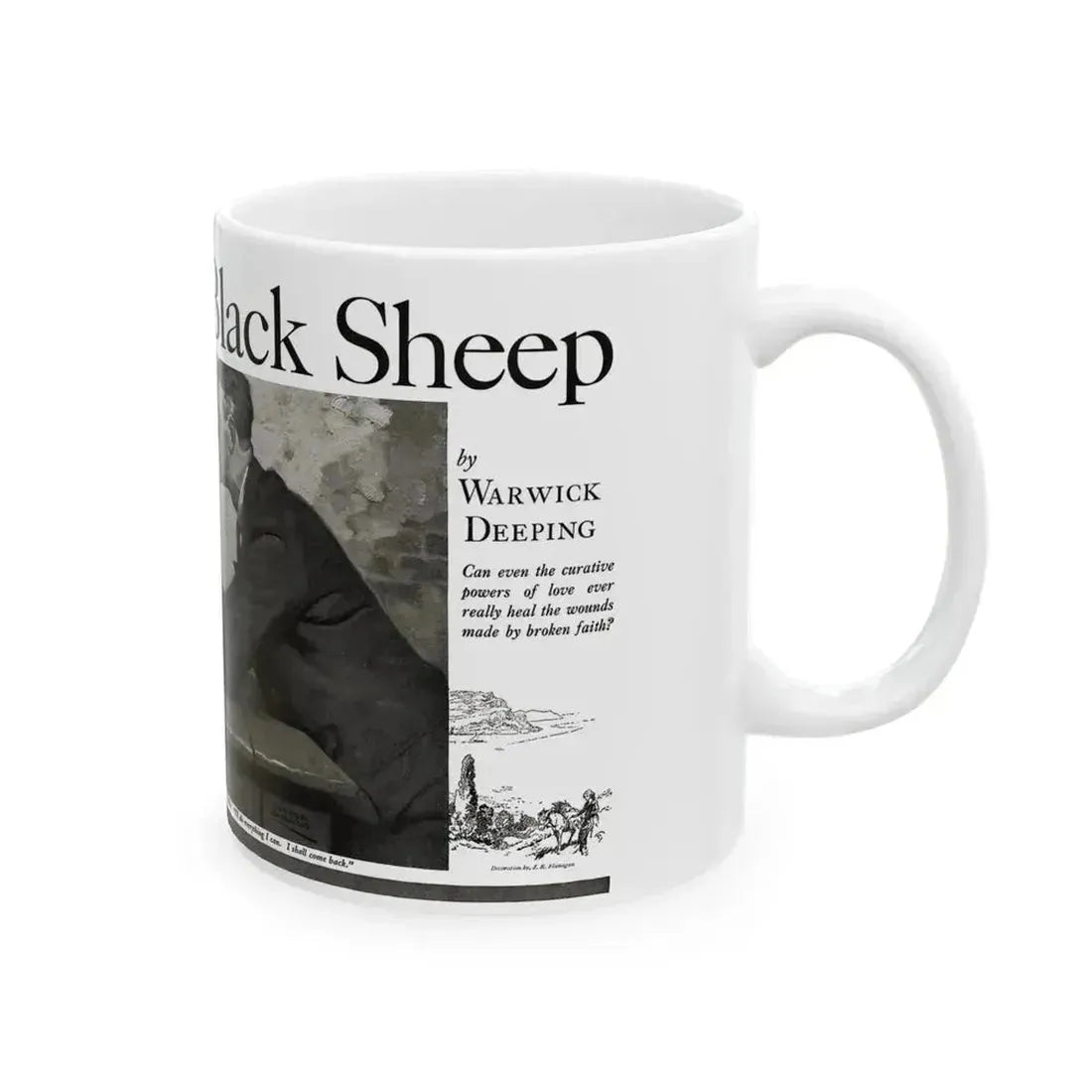 Black Sheep, Black Sheep (Pt. 3), Cosmopolitan, January 1933 - White Coffee Mug - Go Mug Yourself