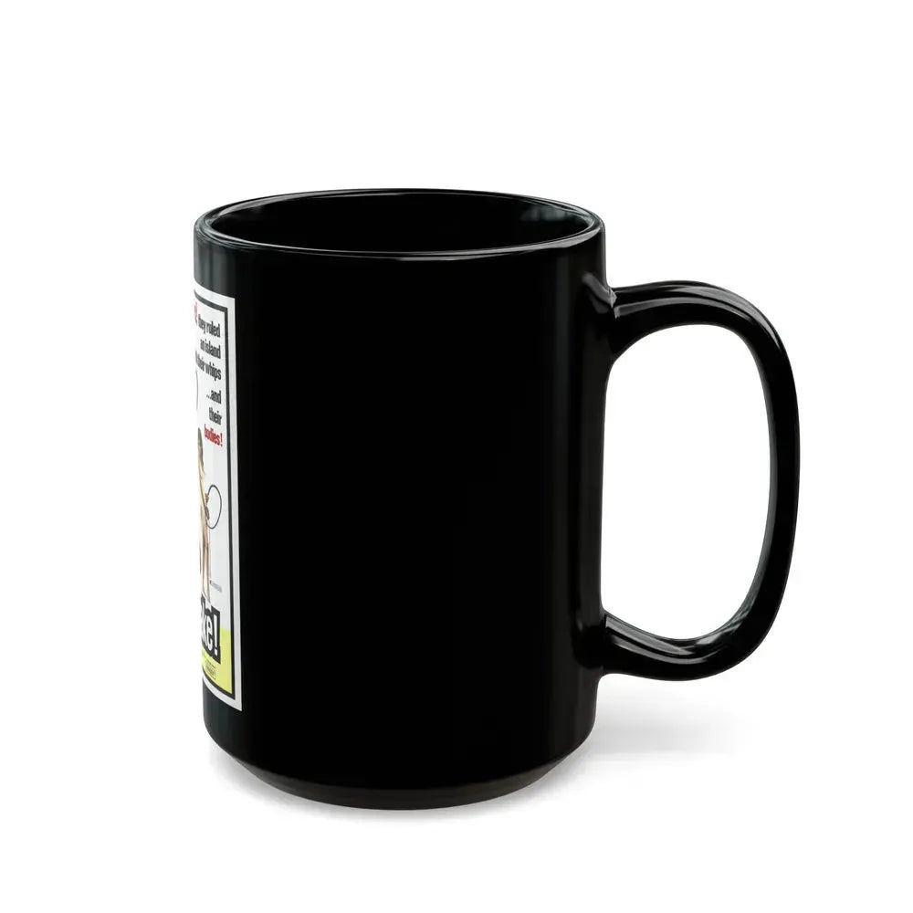BLACK SNAKE 1973 Movie Poster - Black Coffee Mug - Go Mug Yourself