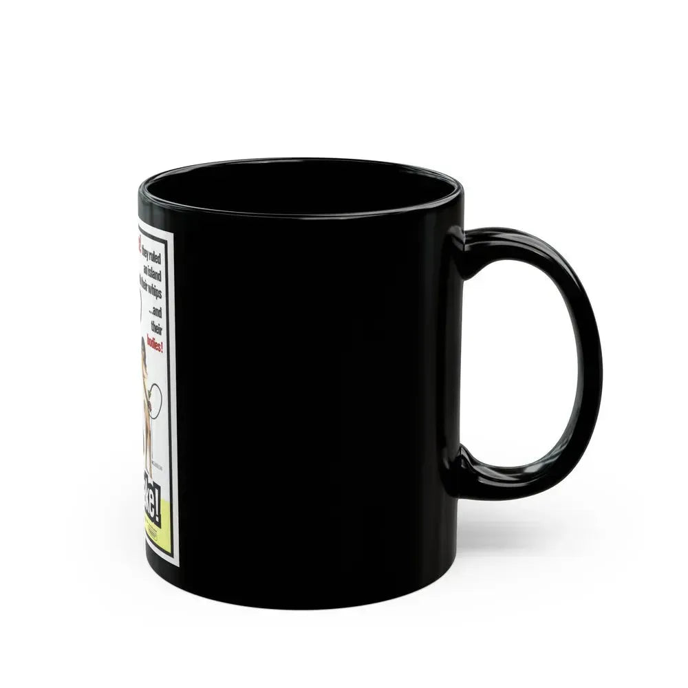 BLACK SNAKE 1973 Movie Poster - Black Coffee Mug - Go Mug Yourself