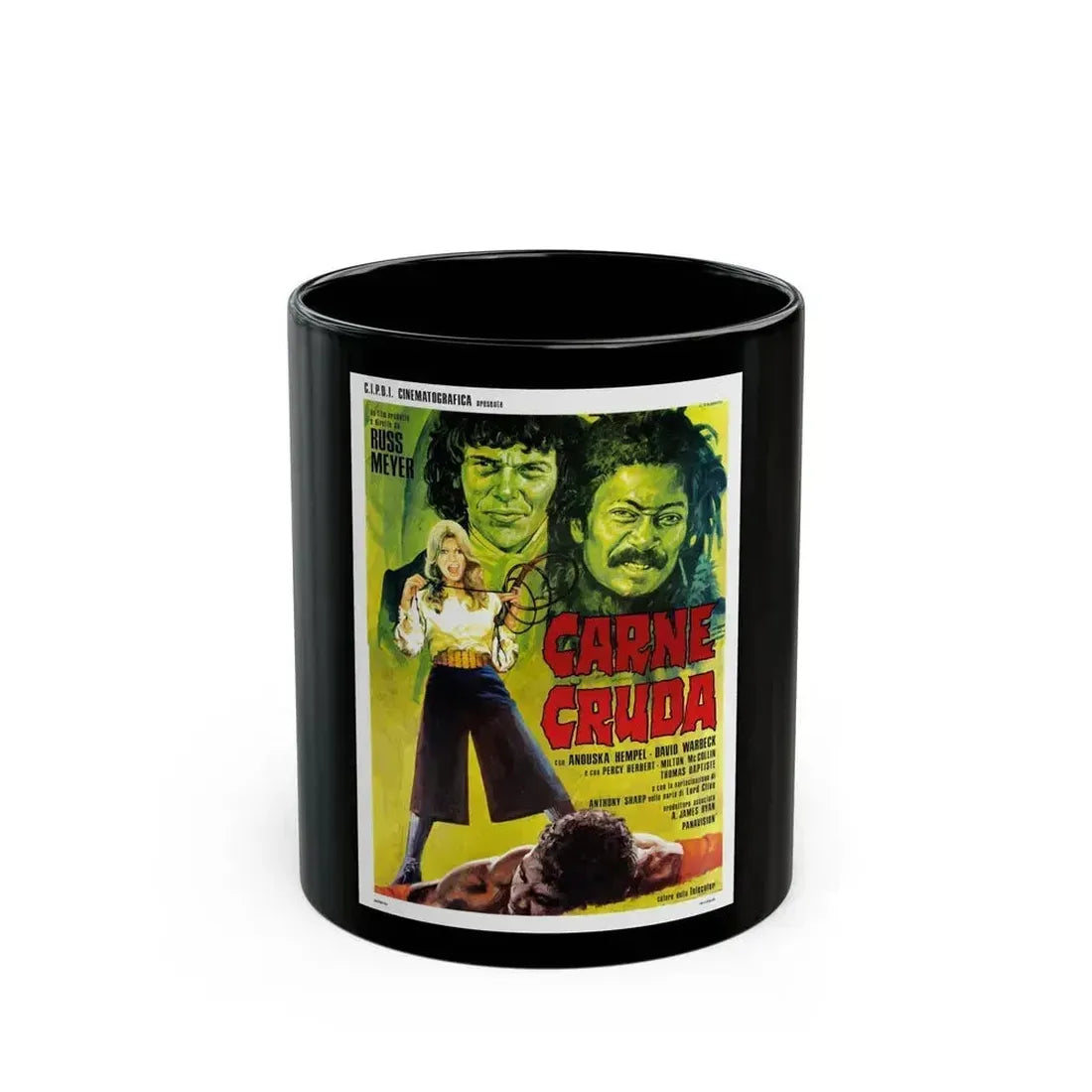 BLACK SNAKE (2) 1973 Movie Poster - Black Coffee Mug 11oz - Go Mug Yourself