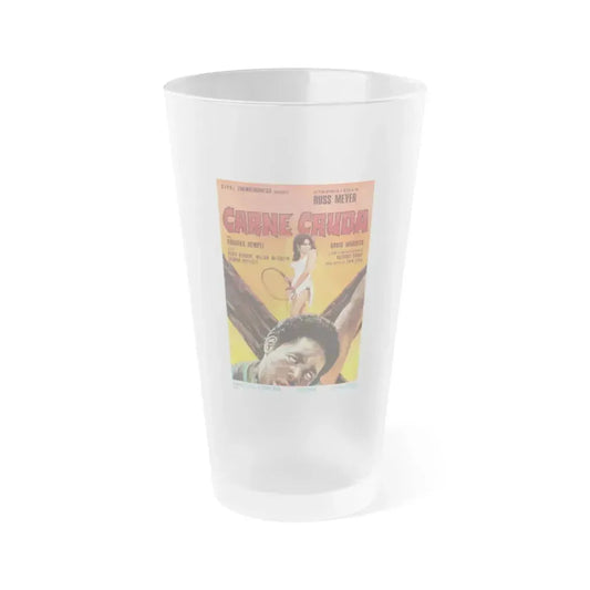BLACK SNAKE (ITALIAN) 1973 Movie Poster - Frosted Pint Glass 16oz 16oz Frosted - Go Mug Yourself