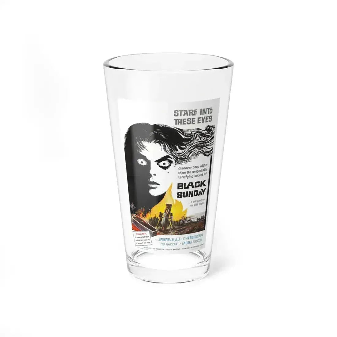 BLACK SUNDAY 1977 Movie Poster - Pint Glass 16oz 16oz - Go Mug Yourself