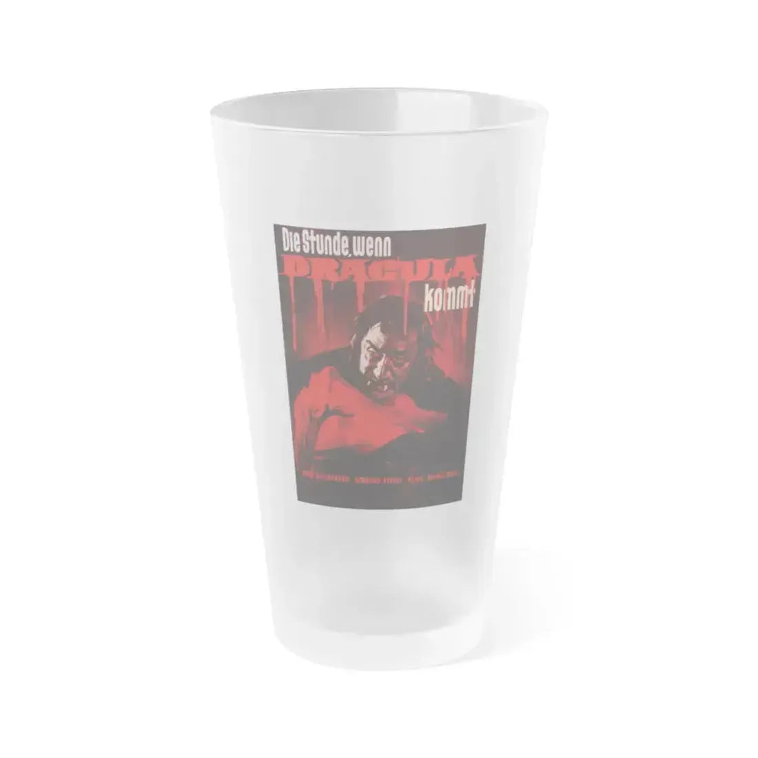 BLACK SUNDAY (GERMAN) 1977 Movie Poster - Frosted Pint Glass 16oz 16oz Frosted - Go Mug Yourself