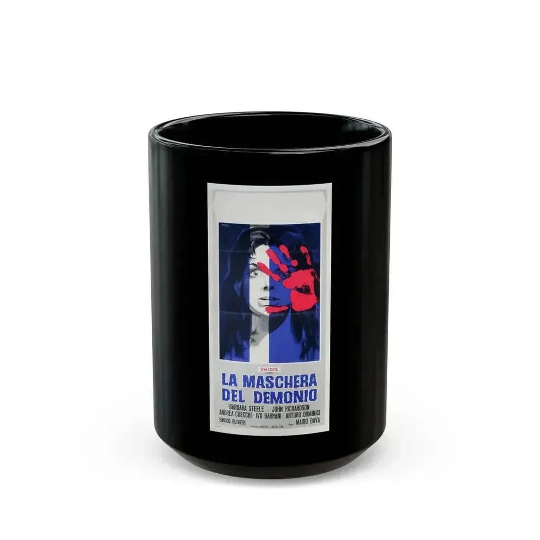 BLACK SUNDAY (ITALIAN) 3 1977 Movie Poster - Black Coffee Mug 15oz - Go Mug Yourself
