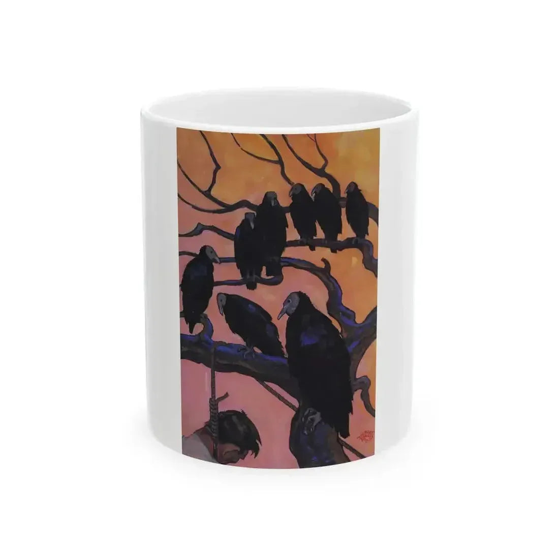 Black Thunder Trail, Wild West Weekly, April 1939 - White Coffee Mug 11oz - Go Mug Yourself