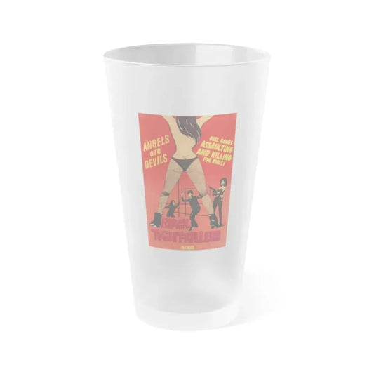 BLACK TIGHT-KILLERS 1966 Movie Poster - Frosted Pint Glass 16oz 16oz Frosted - Go Mug Yourself