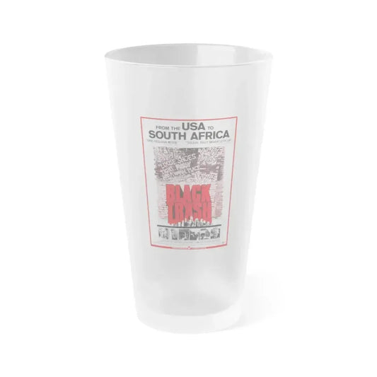 BLACK TRASH (SOUL PATROL) 1976 Movie Poster - Frosted Pint Glass 16oz 16oz Frosted - Go Mug Yourself