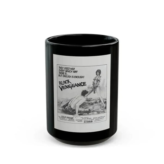 BLACK VENGEANCE (POOR PRETTY EDDIE) 1975 Movie Poster - Black Coffee Mug 15oz - Go Mug Yourself
