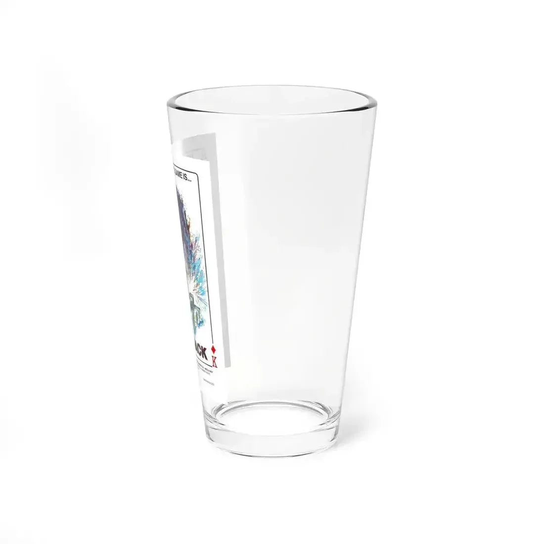 BLACKJACK 1978 Movie Poster - Pint Glass 16oz - Go Mug Yourself