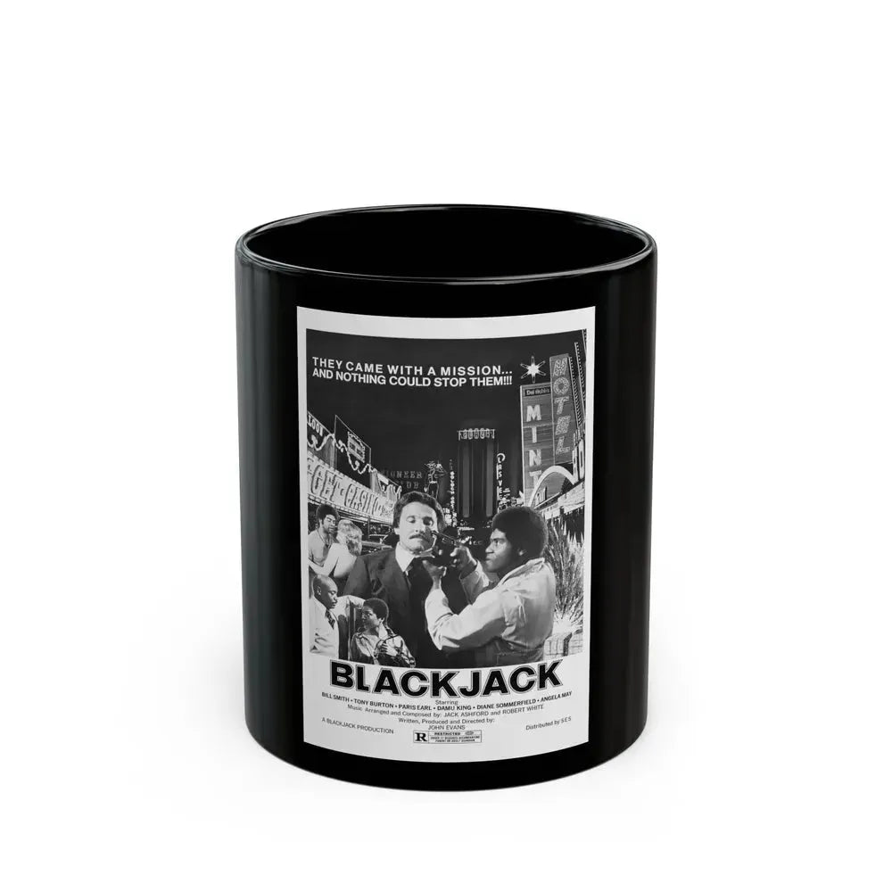 BLACKJACK (2) 1978 Movie Poster - Black Coffee Mug 11oz - Go Mug Yourself