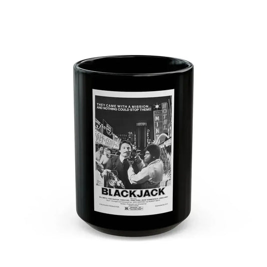 BLACKJACK (2) 1978 Movie Poster - Black Coffee Mug 15oz - Go Mug Yourself