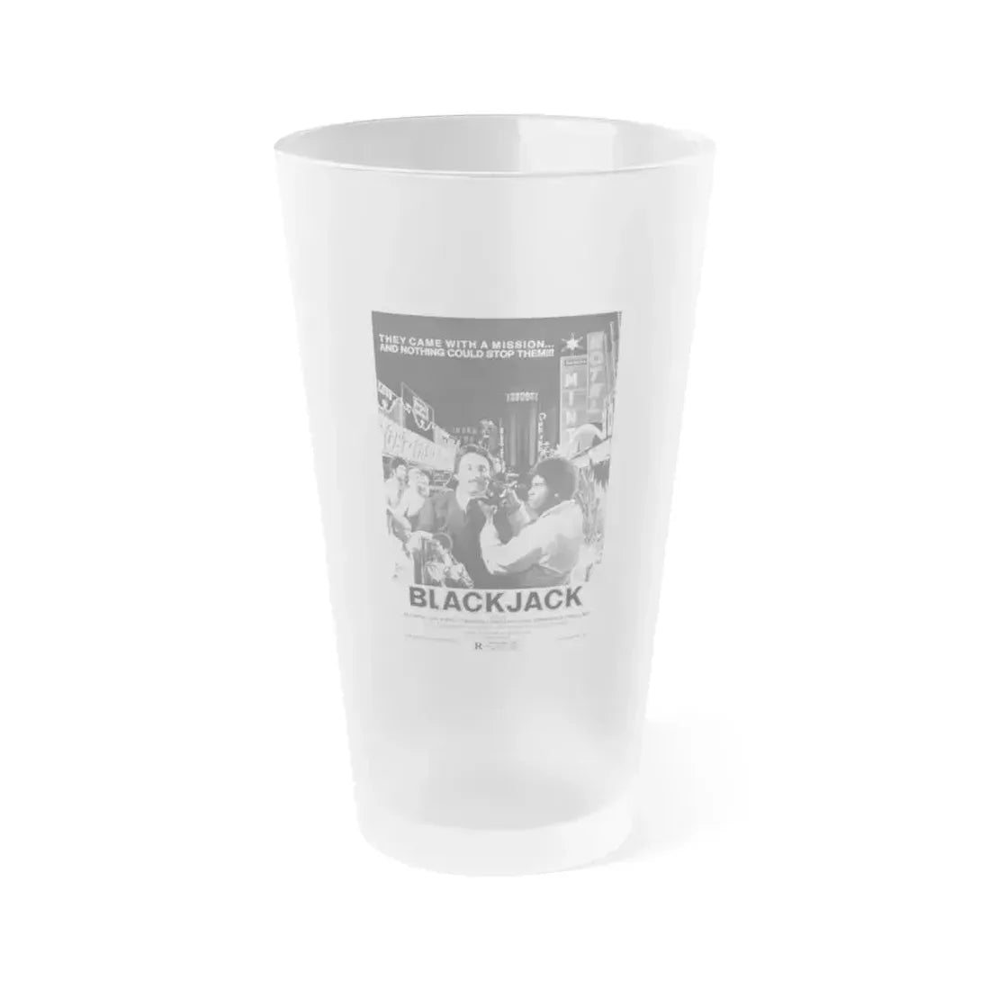 BLACKJACK (2) 1978 Movie Poster - Frosted Pint Glass 16oz 16oz Frosted - Go Mug Yourself