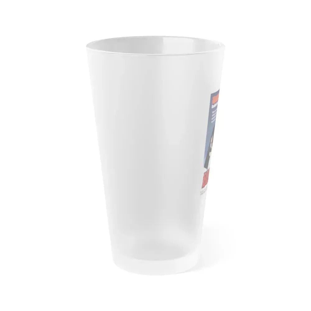 BLACULA 1972 Movie Poster - Frosted Pint Glass 16oz - Go Mug Yourself
