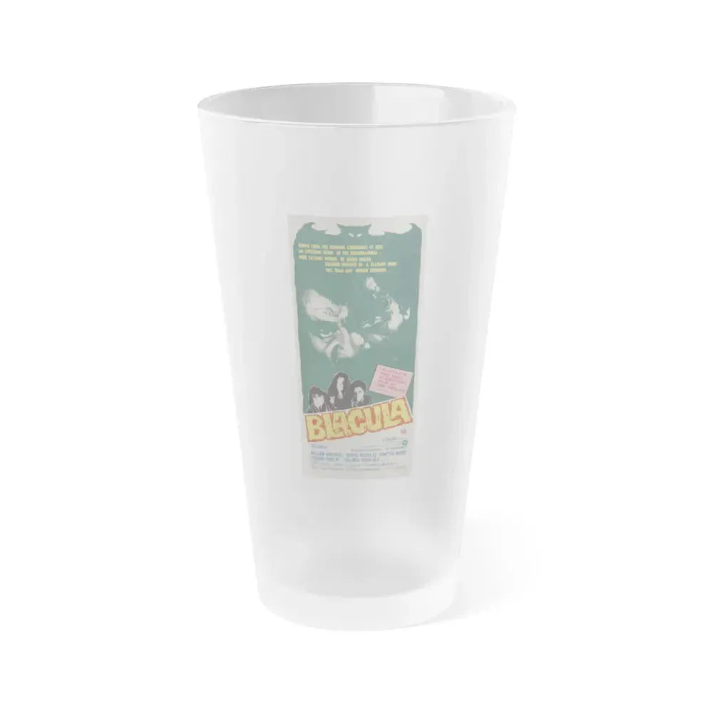 BLACULA (2) 1972 Movie Poster - Frosted Pint Glass 16oz 16oz Frosted - Go Mug Yourself