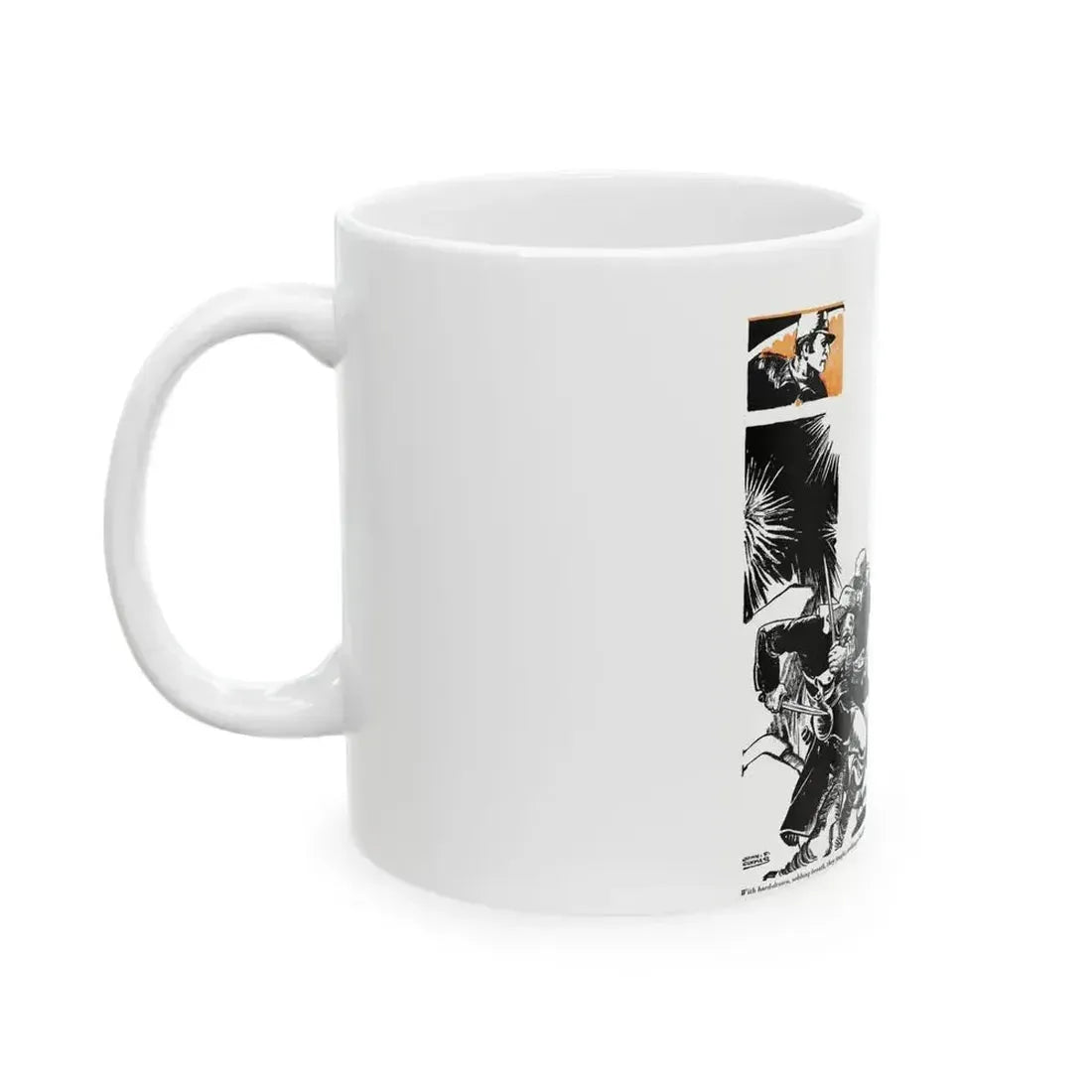 Blades of the Legion (1-2), Blue Book Magazine, February 1946 - White Coffee Mug - Go Mug Yourself