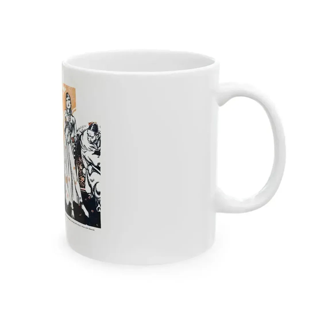 Blades of the Legion (1-2), Blue Book Magazine, February 1946 - White Coffee Mug - Go Mug Yourself