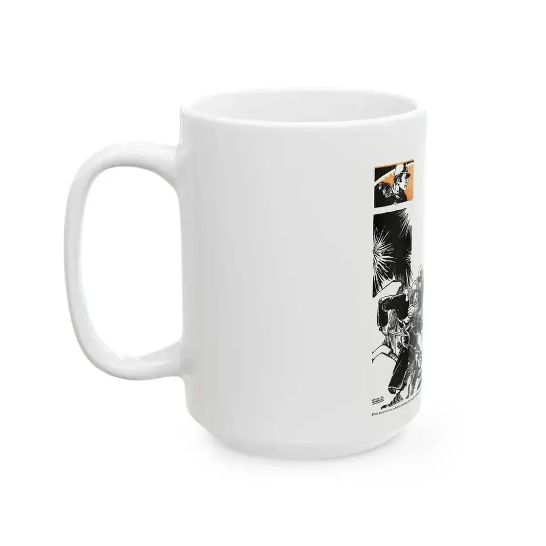 Blades of the Legion (1-2), Blue Book Magazine, February 1946 - White Coffee Mug - Go Mug Yourself