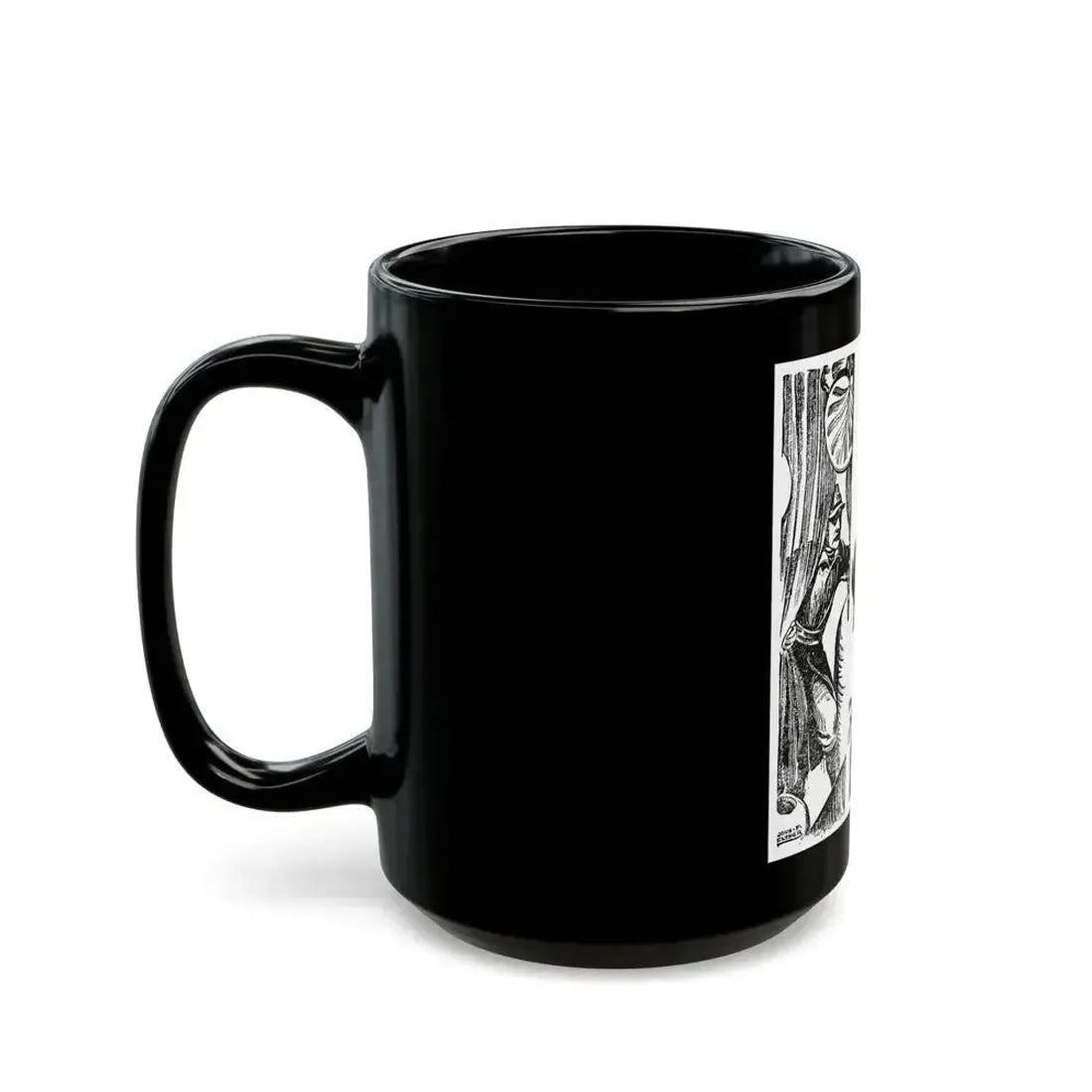 Blades of the Legion (3), Blue Book Magazine, February 1946 - Black Coffee Mug - Go Mug Yourself