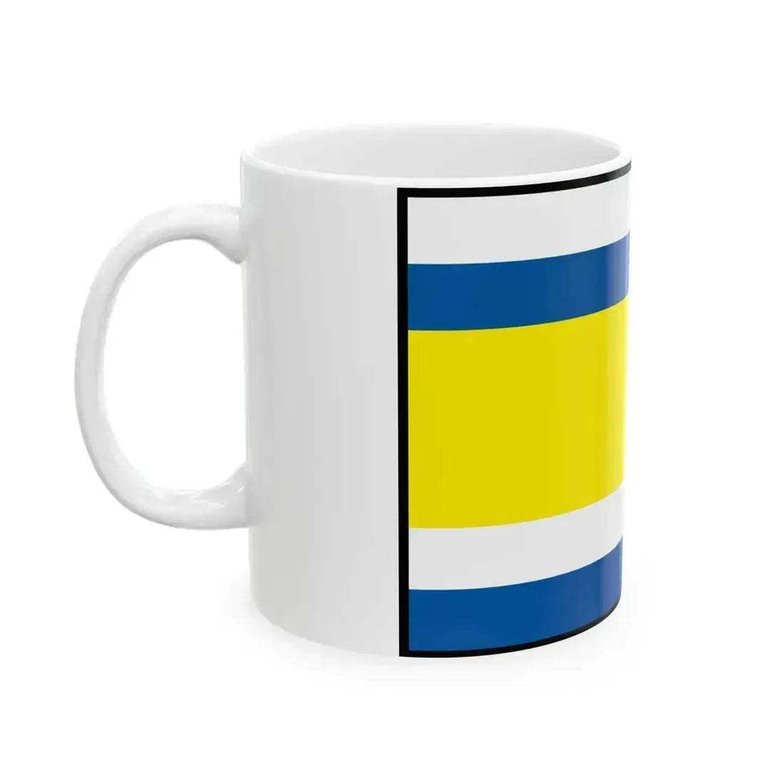 Blahova Dunajska Streda Flag (Slovakia) White Coffee Mug - Go Mug Yourself