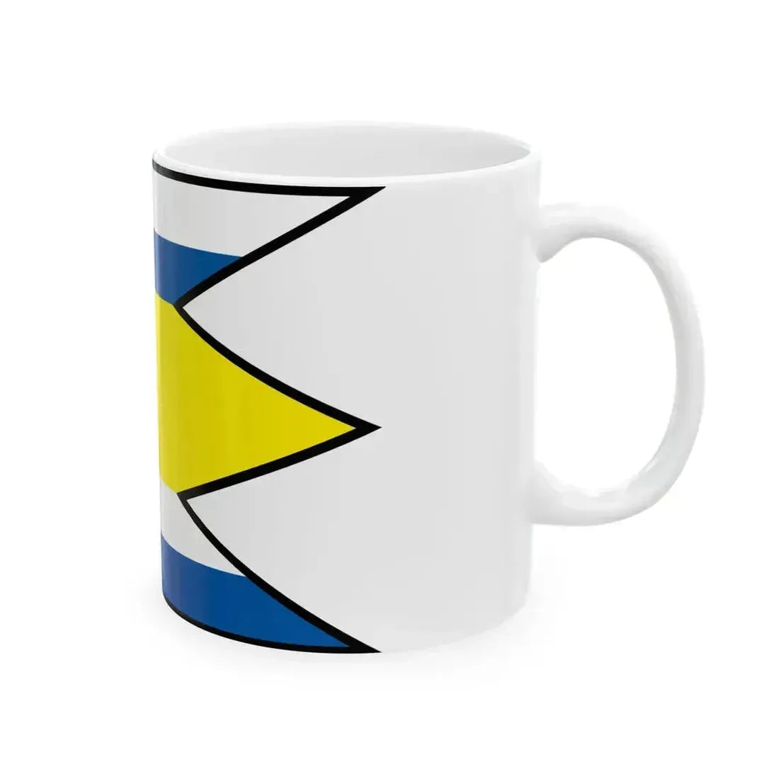 Blahova Dunajska Streda Flag (Slovakia) White Coffee Mug - Go Mug Yourself