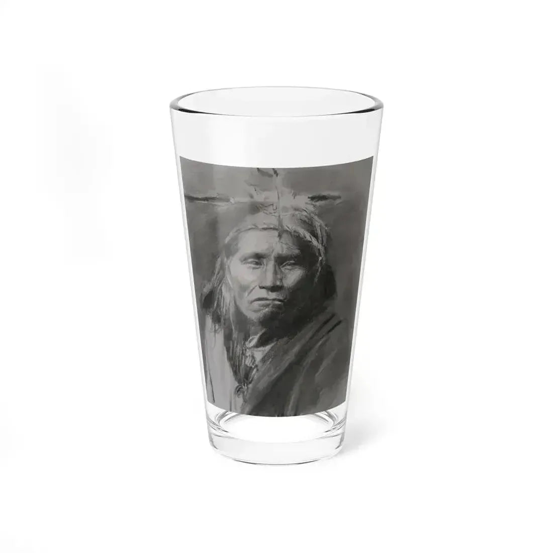 Blake Neubert-Untitled 9 (Native Americans in Art) Pint Glass 16oz 16oz - Go Mug Yourself