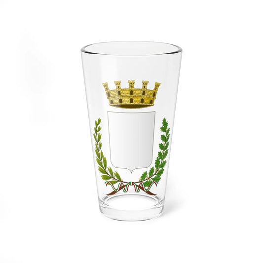 Blank Coat of arms of Italian City 3 (Italy) (Coat of Arms) Pint Glass 16oz 16oz - Go Mug Yourself