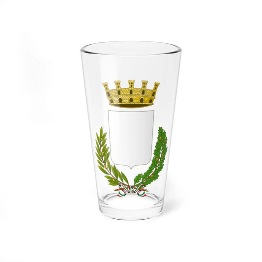 Blank Coat of arms of Italian City (Italy) (Coat of Arms) Pint Glass 16oz 16oz - Go Mug Yourself