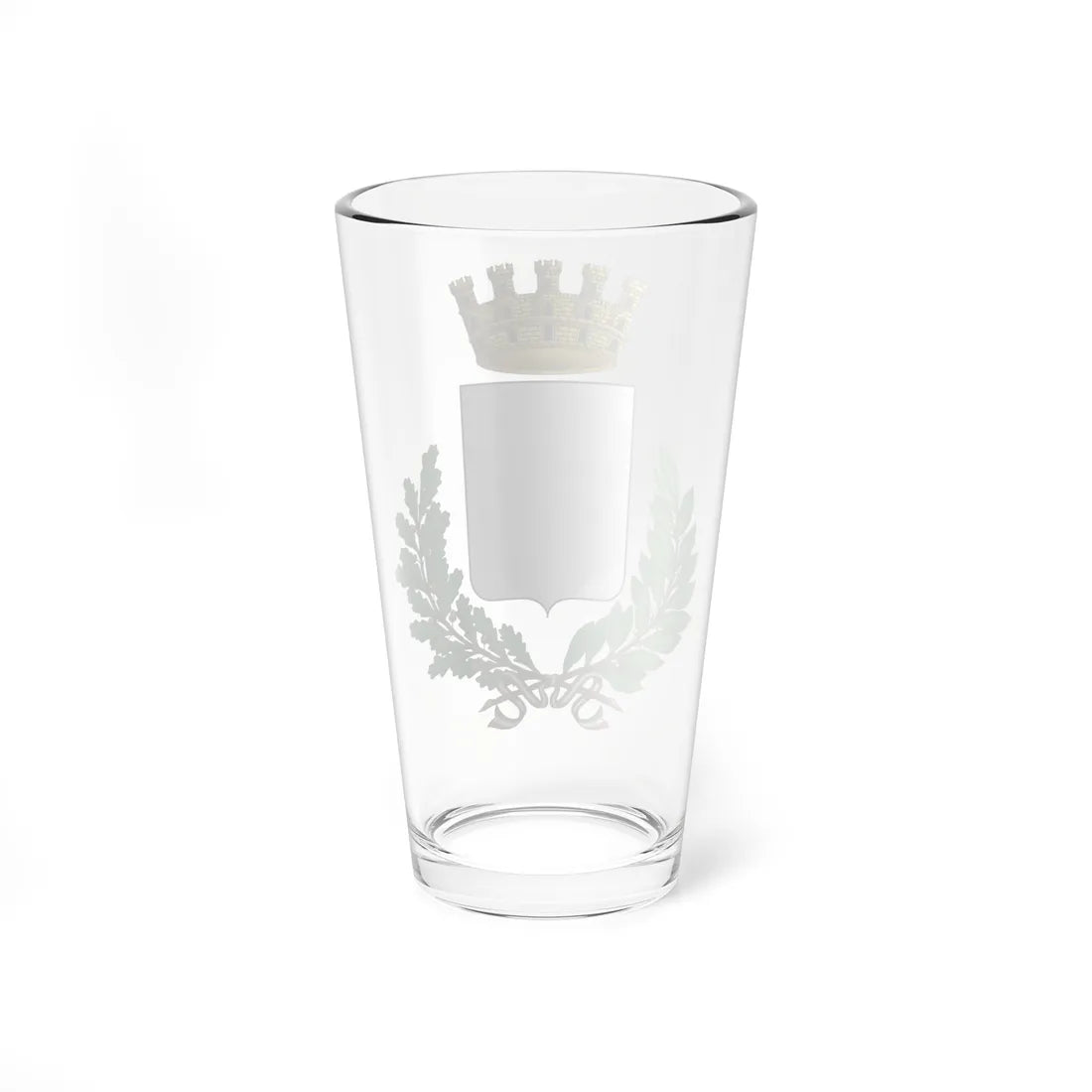 Blank - Italy city-Stemma (Italy) (Coat of Arms) Pint Glass 16oz - Go Mug Yourself
