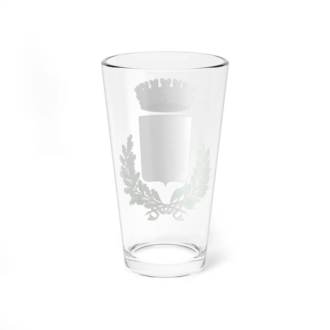 Blank - Italy municipality-Stemma (Italy) (Coat of Arms) Pint Glass 16oz - Go Mug Yourself