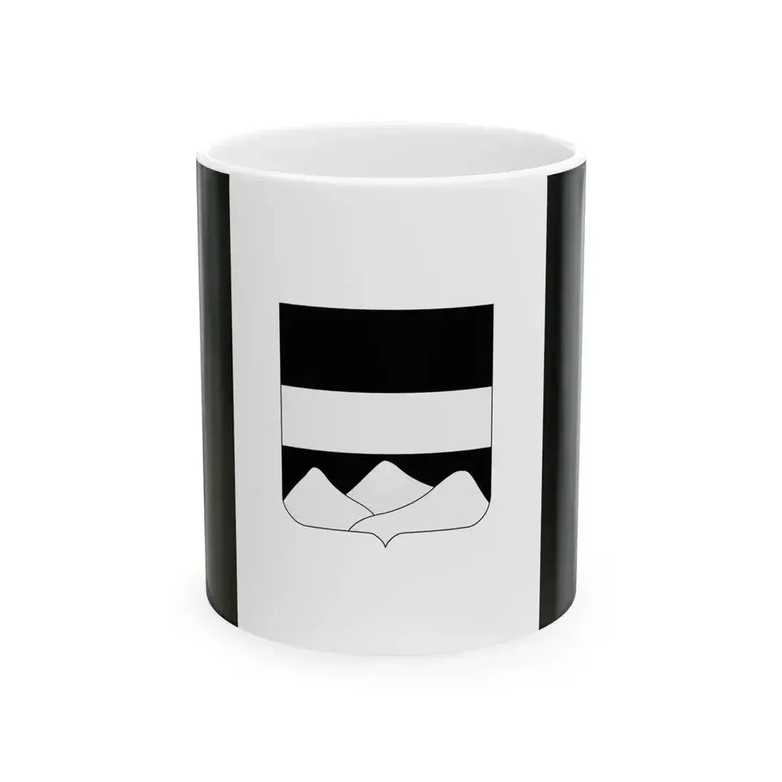 Blankenberge vlag (Belgium) White Coffee Mug 11oz - Go Mug Yourself