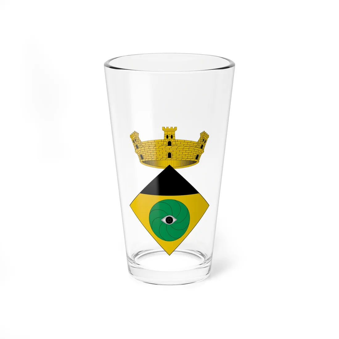 Blasó dUlldemolins (Spain) (Coat of Arms) Pint Glass 16oz 16oz - Go Mug Yourself