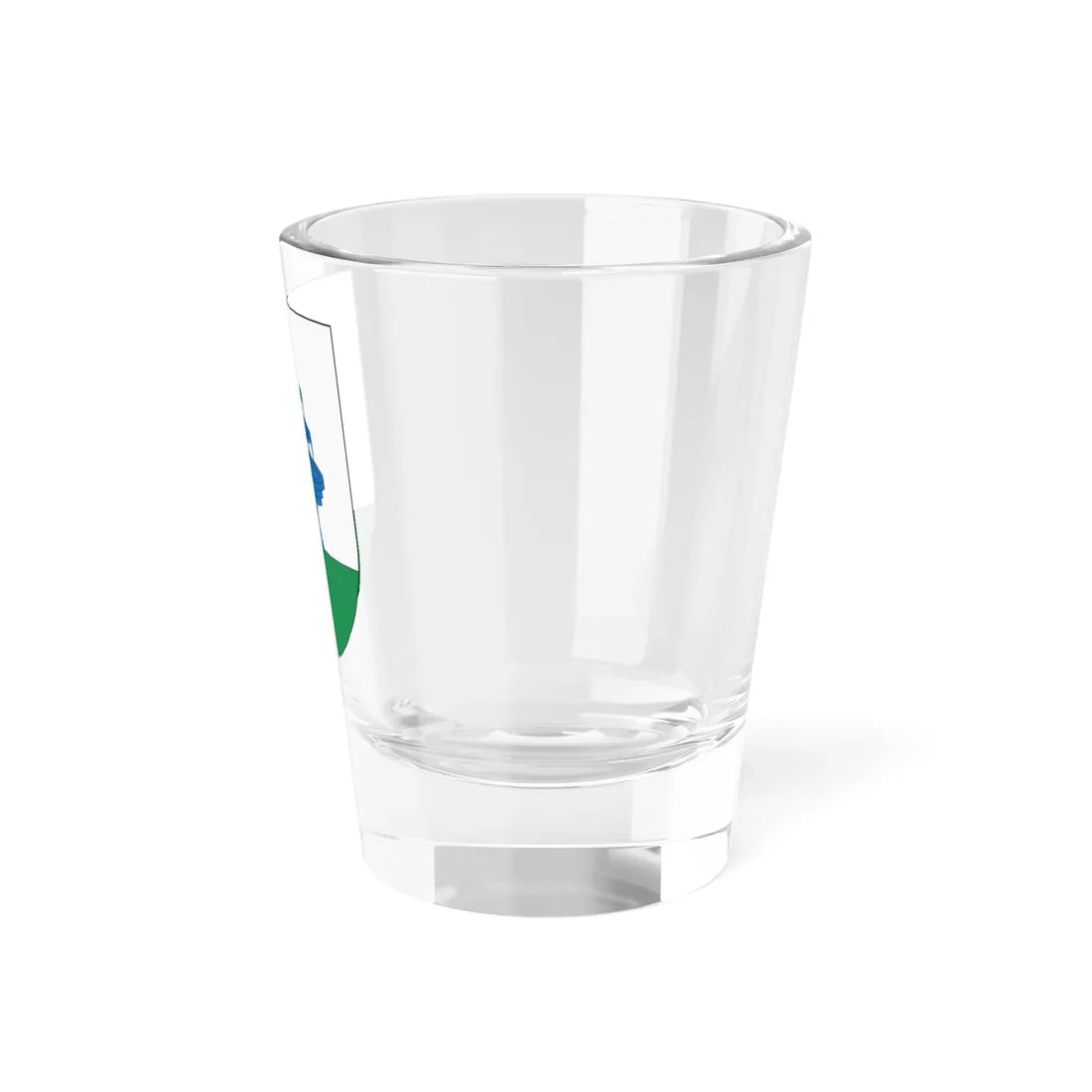 Blasón familia Ýñigo con fuente (Spain) (Coat of Arms) Shot Glass 1.5oz - Go Mug Yourself