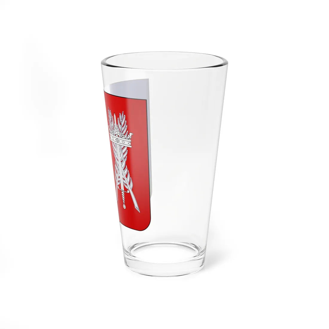 Blason Auderghem (Belgium) (Coat of Arms) Pint Glass 16oz - Go Mug Yourself