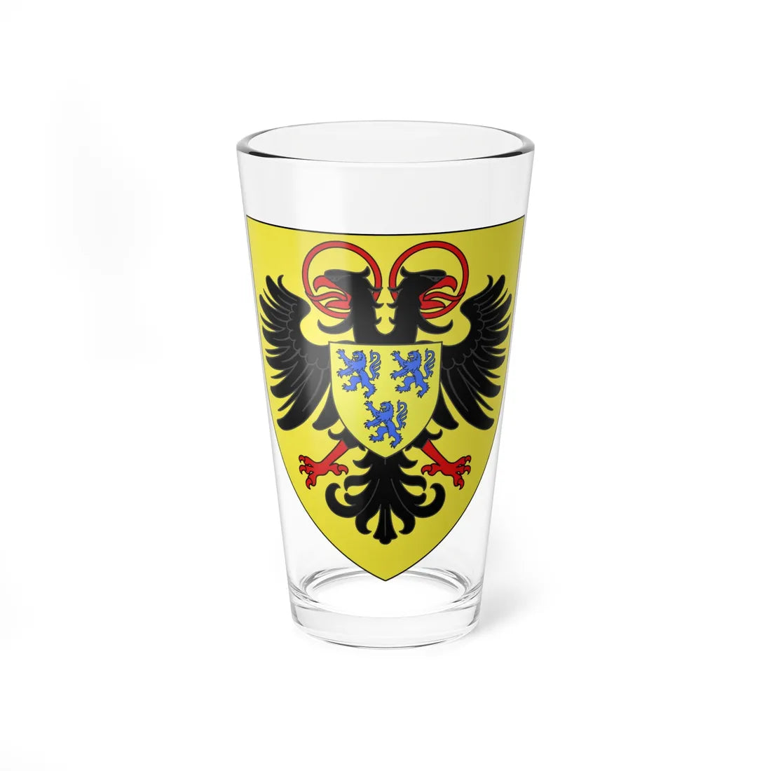Blason cambrai 2 (France) (Coat of Arms) Pint Glass 16oz 16oz - Go Mug Yourself