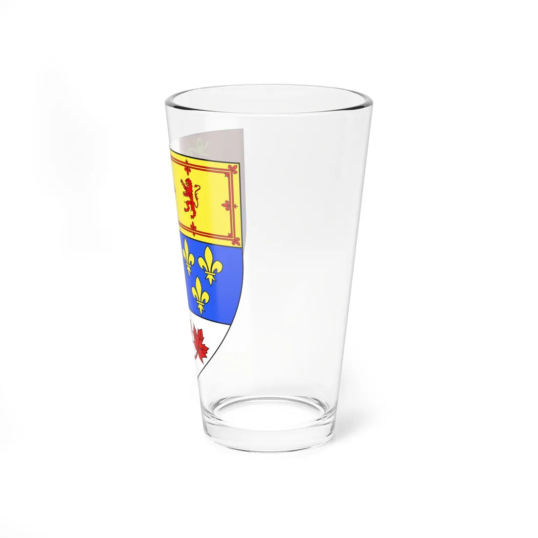 Blason Canada (Canada) (Coat of Arms) Pint Glass 16oz - Go Mug Yourself