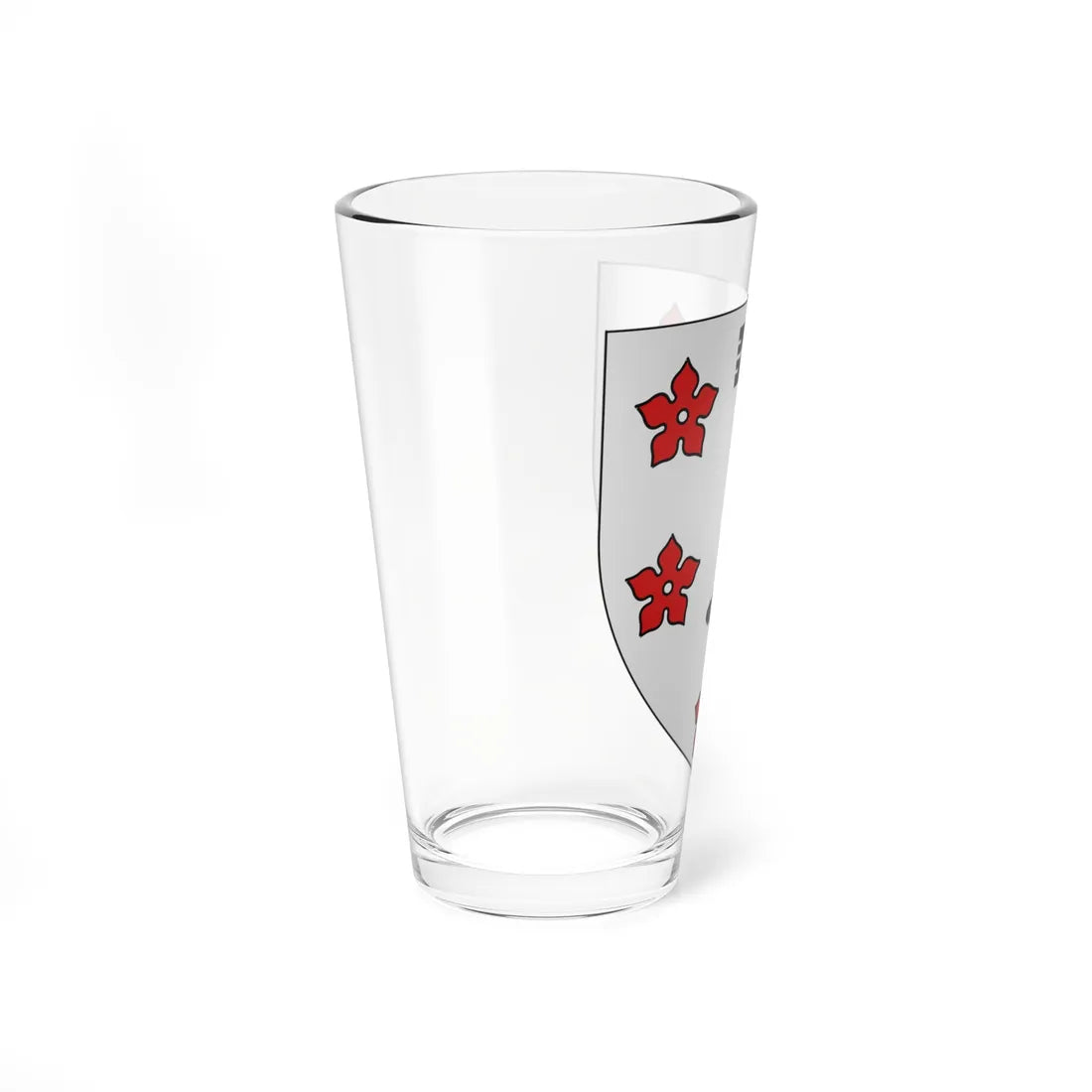 Blason Comines 59 (France) (Coat of Arms) Pint Glass 16oz - Go Mug Yourself