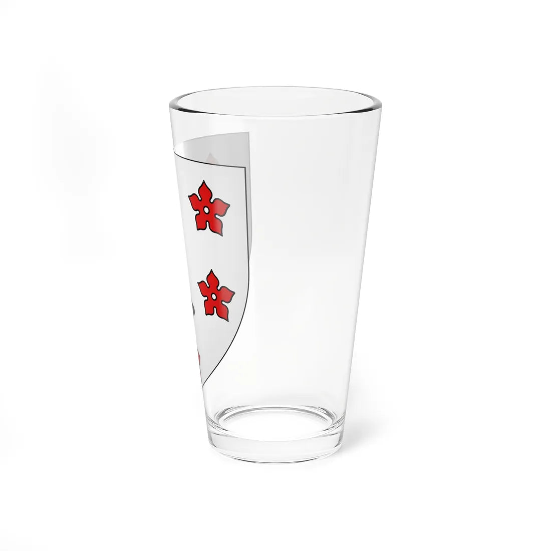 Blason Comines 59 (France) (Coat of Arms) Pint Glass 16oz - Go Mug Yourself