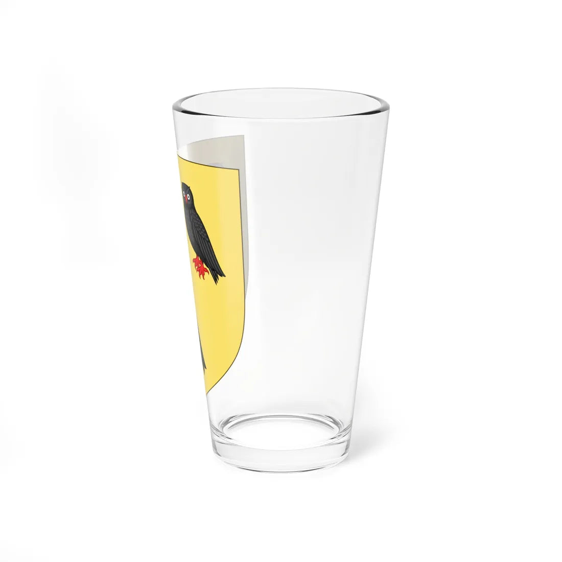 Blason de la famille de Courson (France) (Coat of Arms) Pint Glass 16oz - Go Mug Yourself