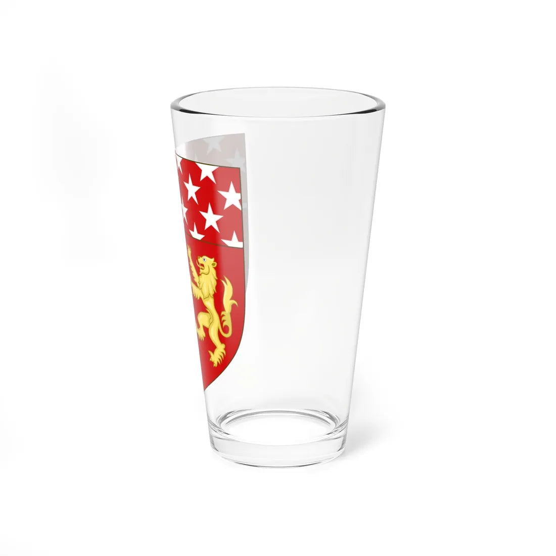 Blason de la famille de Goyon de Feltre (France) (Coat of Arms) Pint Glass 16oz - Go Mug Yourself