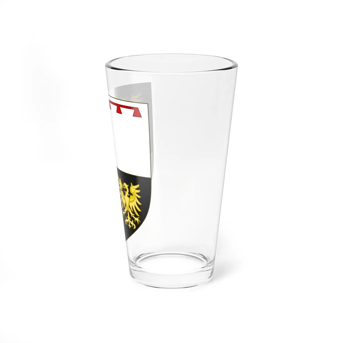 Blason de la famille de Lasteyrie du Saillant (France) (Coat of Arms) Pint Glass 16oz - Go Mug Yourself