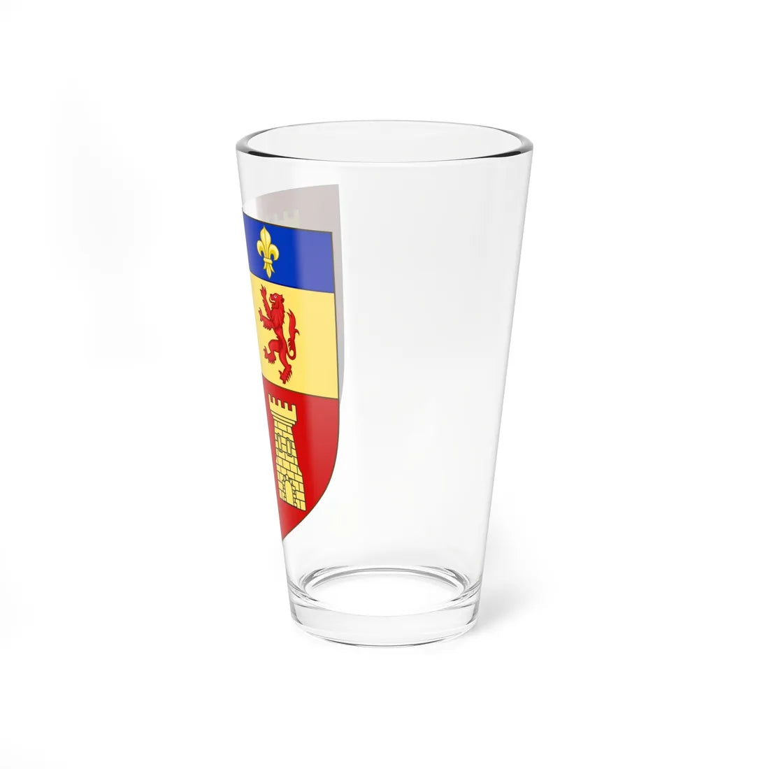Blason de la famille dOrnano (France) (Coat of Arms) Pint Glass 16oz - Go Mug Yourself