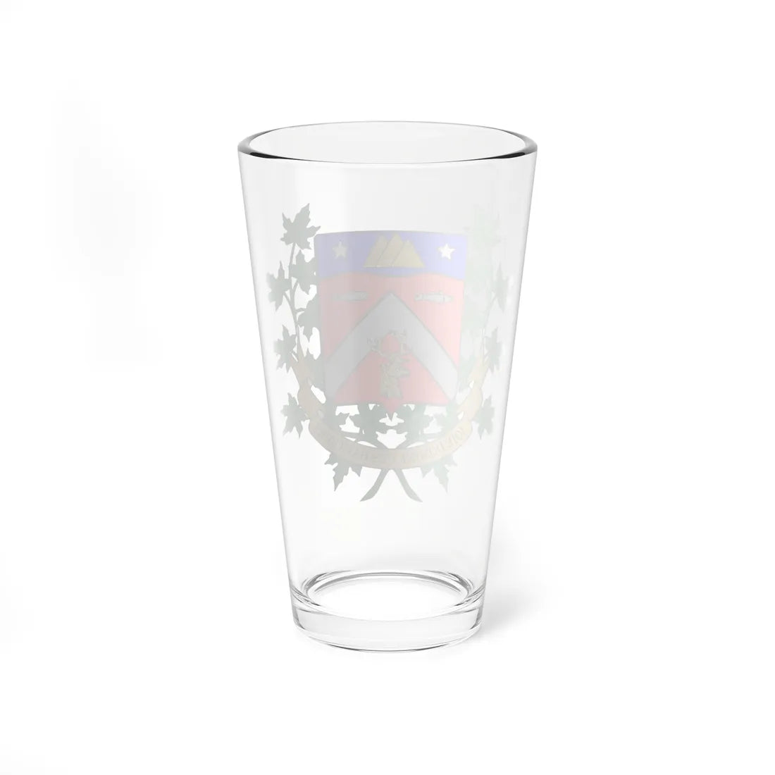 Blason de la municipalité de Saint-Donat Matawinie (Canada) (Coat of Arms) Pint Glass 16oz - Go Mug Yourself