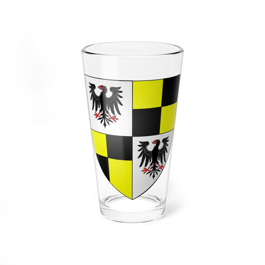 Blason de la ville dAuby 59 Nord-France (France) (Coat of Arms) Pint Glass 16oz 16oz - Go Mug Yourself