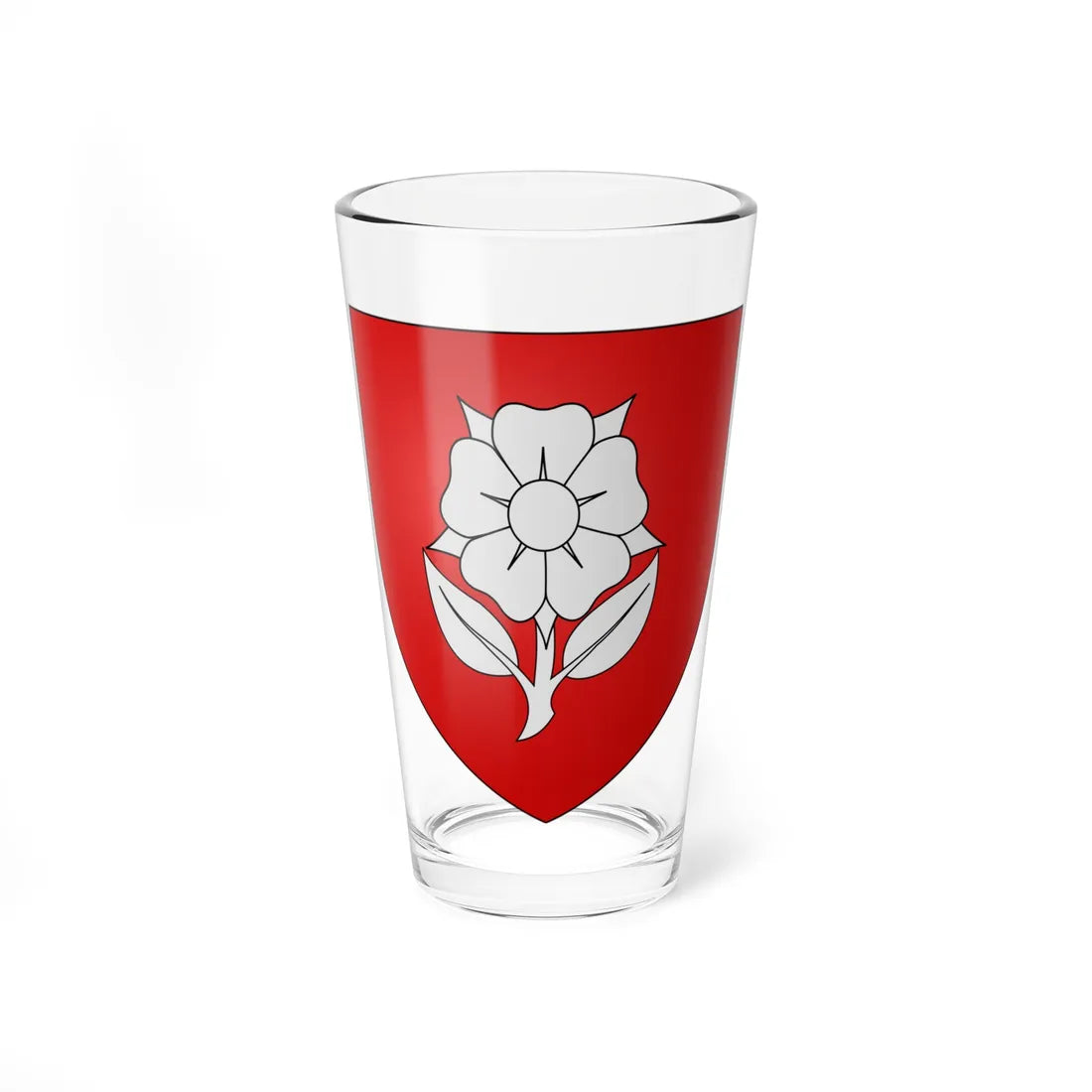 Blason de la ville de Basuel 59 Nord-France (France) (Coat of Arms) Pint Glass 16oz 16oz - Go Mug Yourself