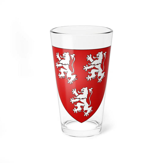 Blason de la ville de Beaumont-en-Cambrésis 59 Nord-France (France) (Coat of Arms) Pint Glass 16oz 16oz - Go Mug Yourself