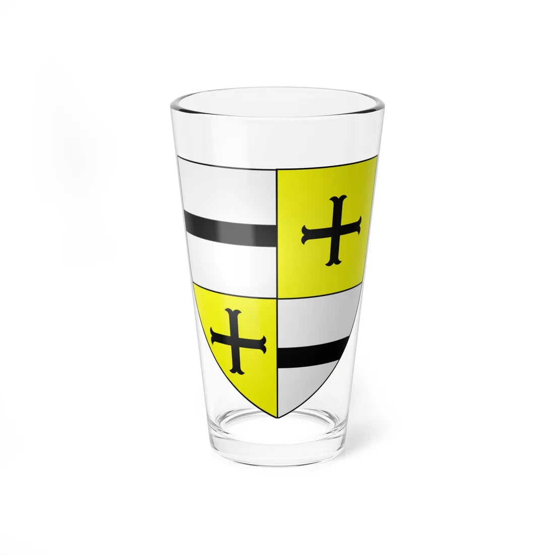 Blason de la ville de Bellaing 59 Nord-France (France) (Coat of Arms) Pint Glass 16oz 16oz - Go Mug Yourself