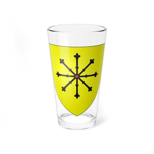 Blason de la ville de Beuvry 59 Nord-France (France) (Coat of Arms) Pint Glass 16oz 16oz - Go Mug Yourself