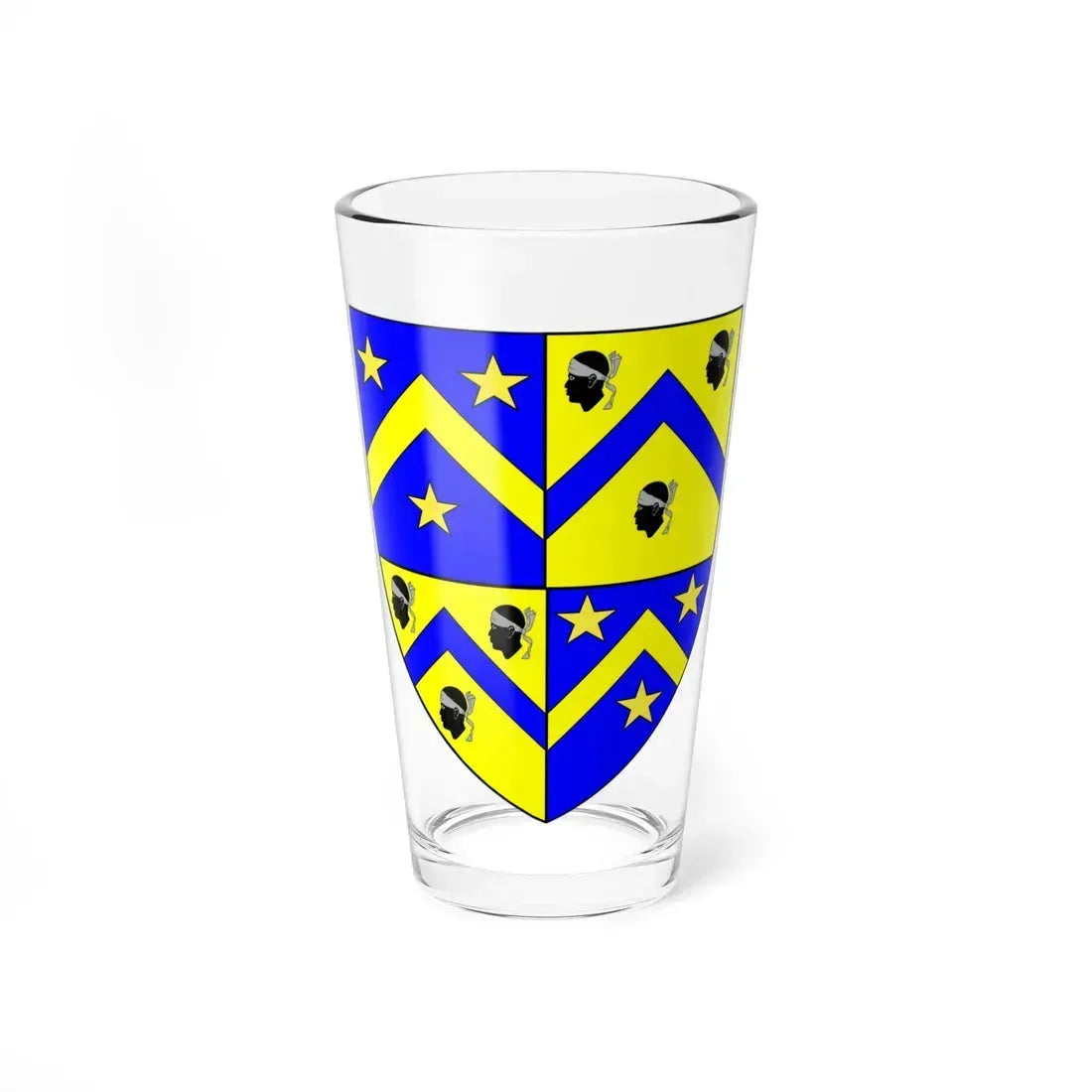 Blason de la ville de Blaringhem 59 Nord-France (France) (Coat of Arms) Pint Glass 16oz 16oz - Go Mug Yourself