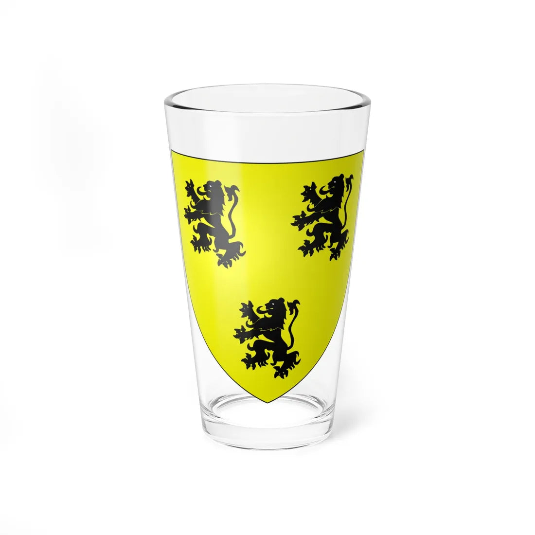 Blason de la ville de Blecourt 59 nord-France (France) (Coat of Arms) Pint Glass 16oz 16oz - Go Mug Yourself