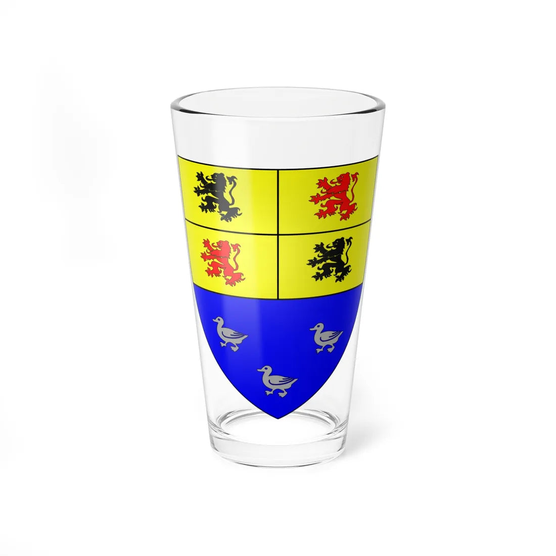 Blason de la ville de Bruay 59 Nord-france (France) (Coat of Arms) Pint Glass 16oz 16oz - Go Mug Yourself
